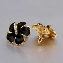 18K GP gold plated jewelry earring nickel free copper rhinestone crystal earrings Chrismas Gift SMTPE512