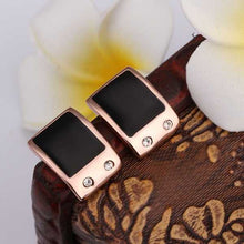 18K GP gold plated jewelry earring nickel free copper rhinestone crystal earrings Chrismas Gift SMTPE499