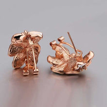 18K GP gold plated jewelry earring nickel free copper rhinestone crystal earrings Chrismas Gift SMTPE472