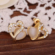 18K GP gold plated jewelry earring nickel free copper rhinestone crystal earrings Chrismas Gift SMTPE452
