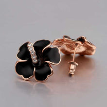 18K GP gold plated jewelry earring nickel free copper rhinestone crystal earrings Chrismas Gift SMTPE514