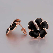 18K GP gold plated jewelry earring nickel free copper rhinestone crystal earrings Chrismas Gift SMTPE514