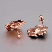 18K GP gold plated jewelry earring nickel free copper rhinestone crystal earrings Chrismas Gift SMTPE514