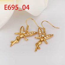18K GP gold plated jewelry earring nickel free copper rhinestone crystal earrings Chrismas Gift SMTPE695