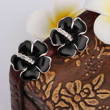 18K GP gold plated jewelry earring nickel free copper rhinestone crystal earrings Chrismas Gift SMTPE513
