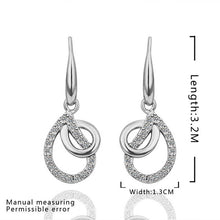 18K GP gold plated jewelry earring nickel free copper rhinestone crystal earrings Chrismas Gift SMTPE414