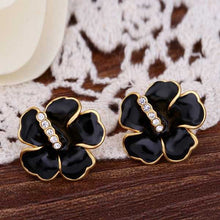 18K GP gold plated jewelry earring nickel free copper rhinestone crystal earrings Chrismas Gift SMTPE512