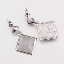 18K GP gold plated jewelry earring nickel free copper rhinestone crystal earrings Chrismas Gift SMTPE453