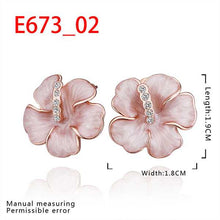 18K GP gold plated jewelry earring nickel free copper rhinestone crystal earrings Chrismas Gift SMTPE673