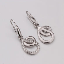 18K GP gold plated jewelry earring nickel free copper rhinestone crystal earrings Chrismas Gift SMTPE414
