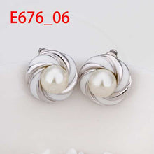18K GP gold plated jewelry earring nickel free copper rhinestone crystal earrings Chrismas Gift SMTPE676