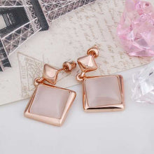 18K GP gold plated jewelry earring nickel free copper rhinestone crystal earrings Chrismas Gift SMTPE454