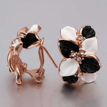 18K GP gold plated jewelry earring nickel free copper rhinestone crystal earrings Chrismas Gift SMTPE472