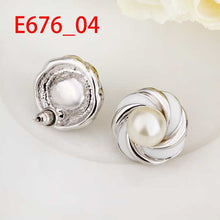 18K GP gold plated jewelry earring nickel free copper rhinestone crystal earrings Chrismas Gift SMTPE676