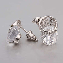 18K GP gold plated jewelry earring nickel free copper rhinestone crystal earrings Chrismas Gift SMTPE506