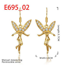 18K GP gold plated jewelry earring nickel free copper rhinestone crystal earrings Chrismas Gift SMTPE695