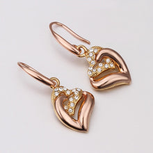 18K GP gold plated jewelry earring nickel free copper rhinestone crystal earrings Chrismas Gift SMTPE409