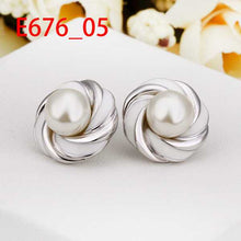 18K GP gold plated jewelry earring nickel free copper rhinestone crystal earrings Chrismas Gift SMTPE676