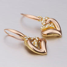 18K GP gold plated jewelry earring nickel free copper rhinestone crystal earrings Chrismas Gift SMTPE409