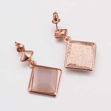 18K GP gold plated jewelry earring nickel free copper rhinestone crystal earrings Chrismas Gift SMTPE454