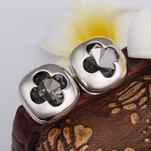 18K GP gold plated jewelry earring nickel free copper rhinestone crystal earrings Chrismas Gift SMTPE476