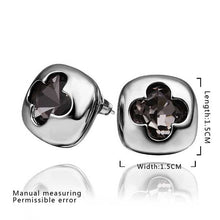 18K GP gold plated jewelry earring nickel free copper rhinestone crystal earrings Chrismas Gift SMTPE476
