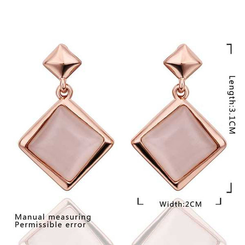 18K GP gold plated jewelry earring nickel free copper rhinestone crystal earrings Chrismas Gift SMTPE454