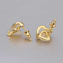 18K GP gold plated jewelry earring nickel free copper rhinestone crystal earrings Chrismas Gift SMTPE452