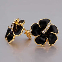 18K GP gold plated jewelry earring nickel free copper rhinestone crystal earrings Chrismas Gift SMTPE512