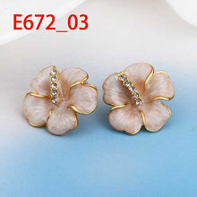 18K GP gold plated jewelry earring nickel free copper rhinestone crystal earrings Chrismas Gift SMTPE672