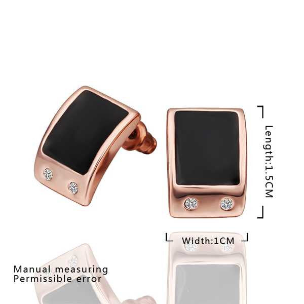 18K GP gold plated jewelry earring nickel free copper rhinestone crystal earrings Chrismas Gift SMTPE499