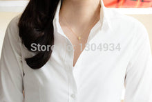 10pcs/lot Gold&Silver Anniversary Cute Star Pendant Necklace Small Tiny Cute Charm Wholesale Female Necklace N085