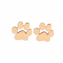 New Fashion Cute Paw Print Earrings for Women Cat and Dog Paw Stud Earrings E124