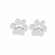 New Fashion Cute Paw Print Earrings for Women Cat and Dog Paw Stud Earrings E124