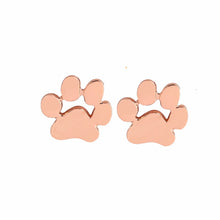 New Fashion Cute Paw Print Earrings for Women Cat and Dog Paw Stud Earrings E124