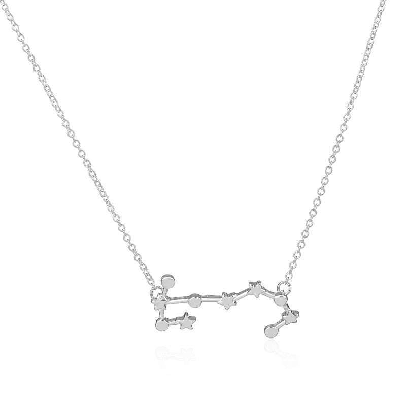 10pc Scorpio Zodiac Sign Astrology Necklace Constellation Pendant Necklace for October November Birthday N158