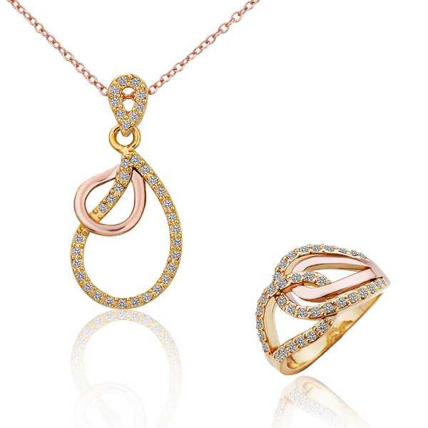 18K Gold Plating jewelry set Costume Jewellery SMTPS303