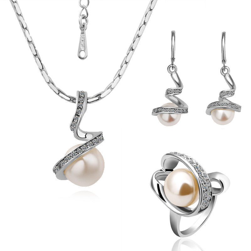 18K Gold Plating jewelry sets ruby jewelry SMTPS060